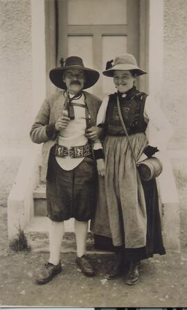Rainer Thresl geb. Geisler (Aue) und ihr Onkel Jörg.