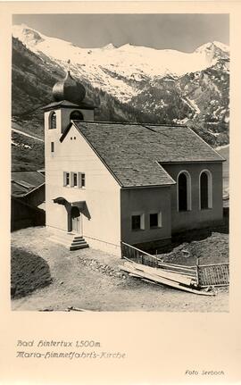 Hintertux; Maria Himmelfahrt Kapelle, erbaut 1952