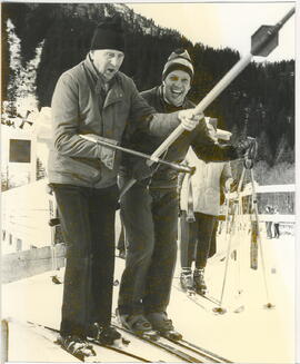 Alois Kreidl (Schuster) und Edi Dengg (Pinzger)