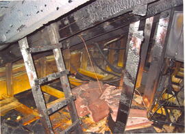 Brand des Dachstuhles im Gemeindehaus Tux