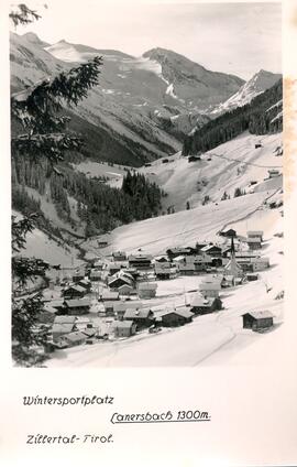 Lanersbach im Winter - Hinterangerlift in Betrieb