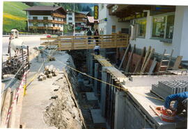 Umbau der Raiffeisenbank Tux, Juli 1993