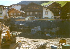 Bau des neuen Gemeindehauses im Frühjahr 1997