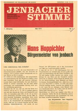 Jenbacher Stimme, Ausgabe 5, Mai 1974