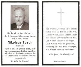 Nikolaus Tusch, im 66. Lebensjahr