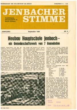 Jenbacher Stimme, Ausgabe 9, September 1969