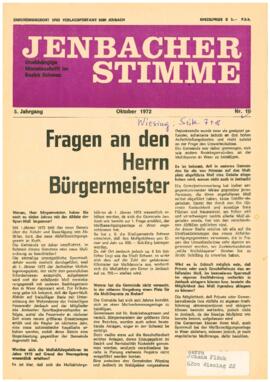 Jenbacher Stimme, Ausgabe 10, Oktober 1972