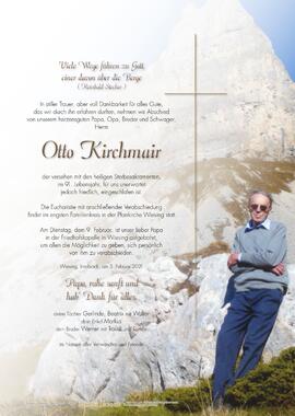 Otto Kirchmair, im 91. Lebensjahr