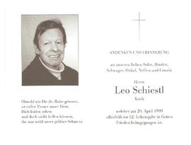 Leo Schiestl, im 52. Lebensjahr