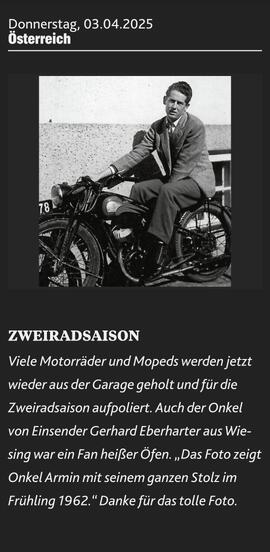 Zweiradsaison