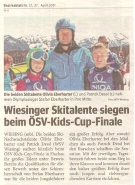Wiesinger Skitalente siegen beim ÖSV-Kids-Cup-Finale