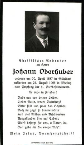 Johann Oberhuber, im 80. Lebensjahr