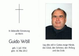 Guido Wöll, im 78. Lebensjahr