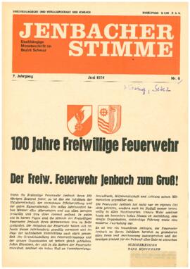 Jenbacher Stimme, Ausgabe 6, Juni 1974