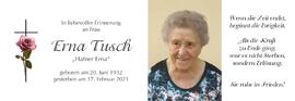 Erna Tusch, vlg. Hafner Erna, im 89. Lebensjahr