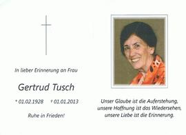 Gertrud Tusch, im 85. Lebensjahr