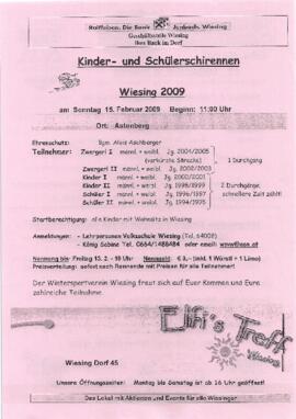 Kinder- und Schülerskirennen/ Inntal-Cup Wiesing/ Information Kinderschifahren in den Semesterferien