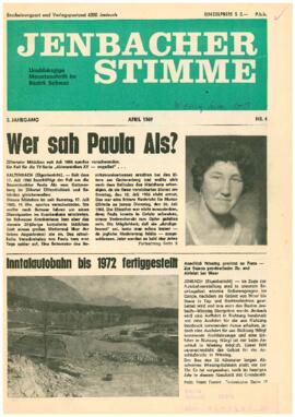 Jenbacher Stimme, Ausgabe 4, April 1969