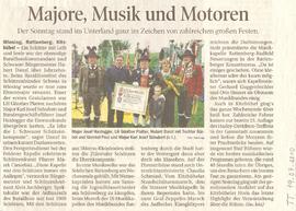 Bataillonsfest der Schützen - Majore, Musik und Motoren