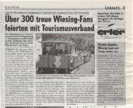 Über 300 treue Wiesing-Fans feierten mit Tourismusverband