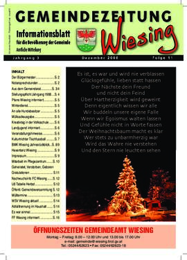 Gemeindezeitung Dezember 2006