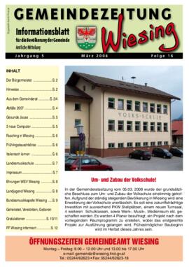Gemeindezeitung März 2008