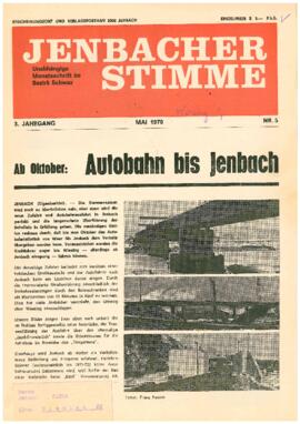 Jenbacher Stimme, Ausgabe 5, Mai 1970