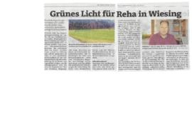 Grünes Licht für Reha in Wiesing