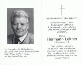 Hermann Leitner, im 66. Lebensjahr