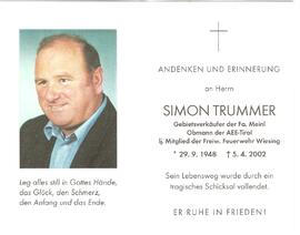 Simon Trummer, im 54. Lebensjahr