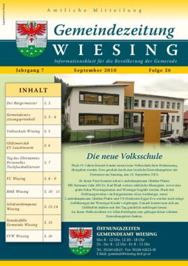 Gemeindezeitung September 2010