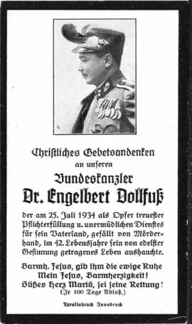 Dr. Engelbert Dollfuß, im 42. Lebensjahr