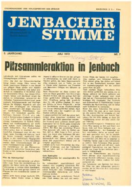 Jenbacher Stimme, Ausgabe 7, Juli 1972