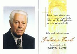 Johann Tusch, Hafner, im 89. Lebensjahr