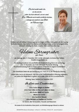 Helene Ehrengruber, geb. Ploner, im 86. Lebensjahr