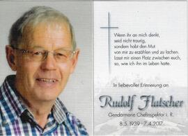 Rudolf Flatscher, im 78. Lebensjahr