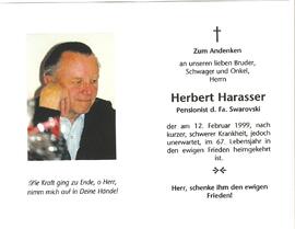 Herbert Harasser, im 67. Lebensjahr