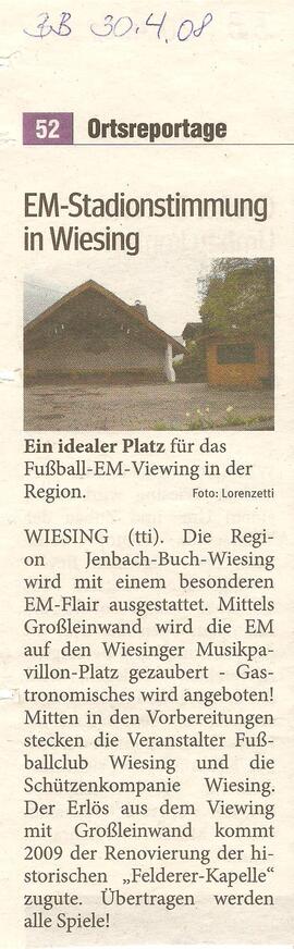 EM-Stadionstimmung in Wiesing
