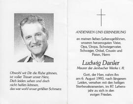 Ludwig Danler, im 87. Lebensjahr
