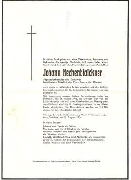 Johann Hechenblaickner