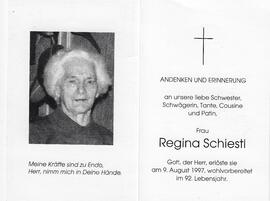 Regina Schiestl, im 92. Lebensjahr