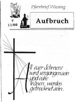 Pfarrblatt Wiesing "Aufbruch" November 1998