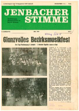 Jenbacher Stimme, Ausgabe 7, Juli 1969
