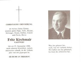 Fritz Kirchmair, im 46. Lebensjahr