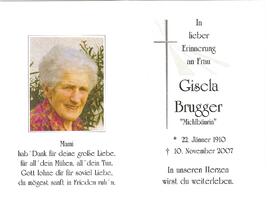 Gisela Brugger, vlg. Michlbäurin, im 98. Lebensjahr