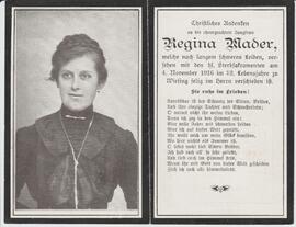 Regina Mader, im 22. Lebensjahr