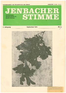 Jenbacher Stimme, Ausgabe 9, September 1974