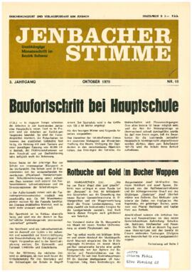 Jenbacher Stimme, Ausgabe 10, Oktober 1970