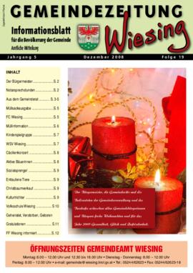Gemeindezeitung Dezember 2008