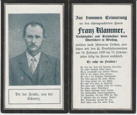 Franz Klammer, Bauer beim Überführer, im 72. Lebensjahr
